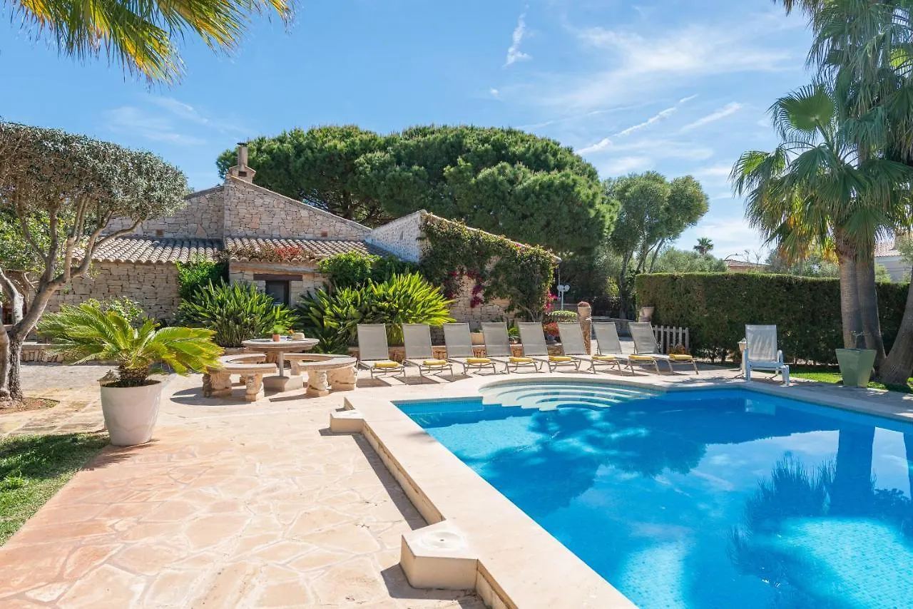 New! Villa Ses Rodes, Pool, Wifi, Bbq, Jacuzzi, Air-Conditioning 2025 Portocolom  España